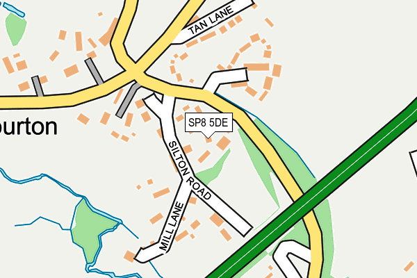 SP8 5DE map - OS OpenMap – Local (Ordnance Survey)