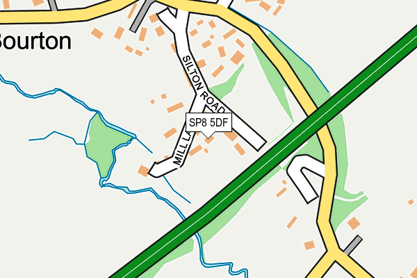 SP8 5DF map - OS OpenMap – Local (Ordnance Survey)