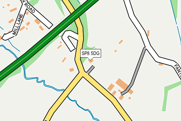 SP8 5DG map - OS OpenMap – Local (Ordnance Survey)