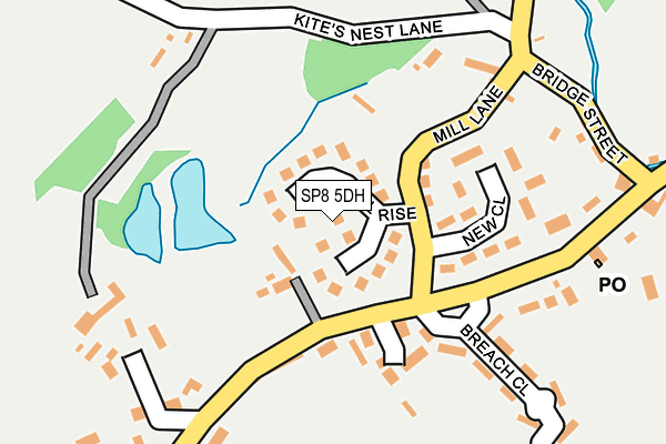 SP8 5DH map - OS OpenMap – Local (Ordnance Survey)
