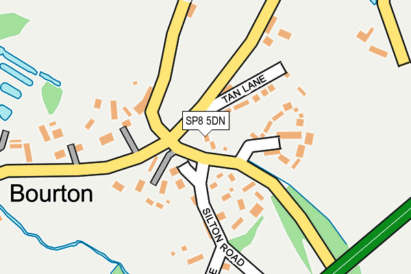 SP8 5DN map - OS OpenMap – Local (Ordnance Survey)