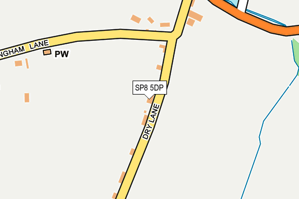 SP8 5DP map - OS OpenMap – Local (Ordnance Survey)