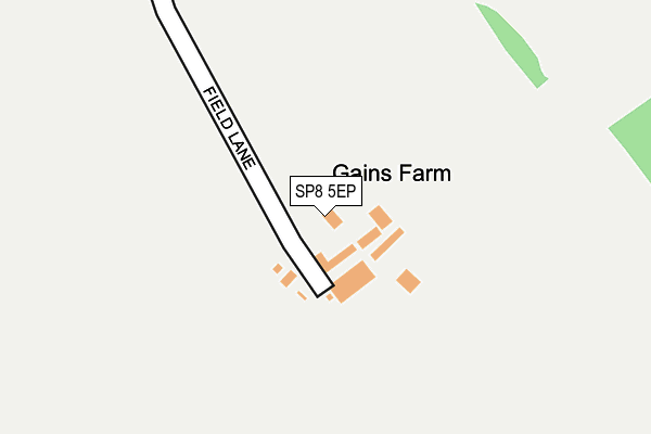 SP8 5EP map - OS OpenMap – Local (Ordnance Survey)