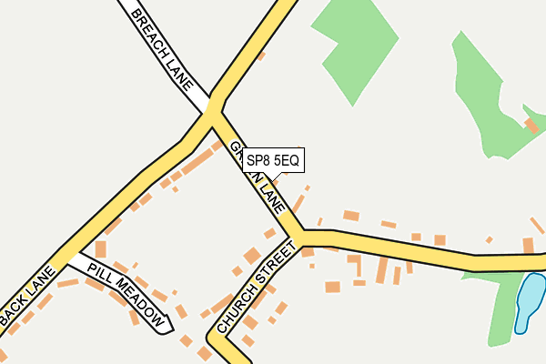 SP8 5EQ map - OS OpenMap – Local (Ordnance Survey)