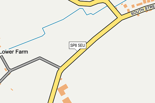 SP8 5EU map - OS OpenMap – Local (Ordnance Survey)