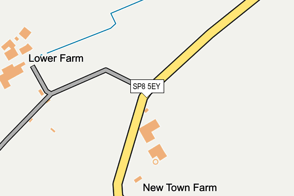 SP8 5EY map - OS OpenMap – Local (Ordnance Survey)