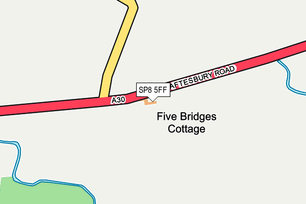 SP8 5FF map - OS OpenMap – Local (Ordnance Survey)