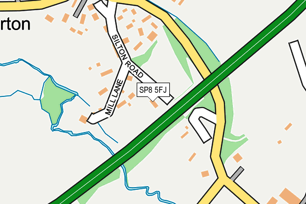 SP8 5FJ map - OS OpenMap – Local (Ordnance Survey)