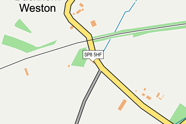 SP8 5HF map - OS OpenMap – Local (Ordnance Survey)