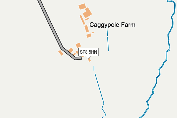 SP8 5HN map - OS OpenMap – Local (Ordnance Survey)