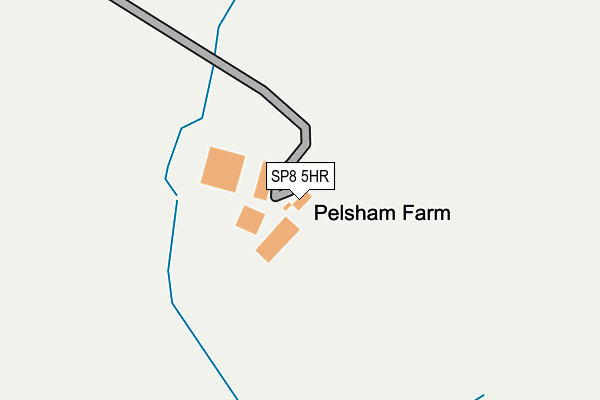 SP8 5HR map - OS OpenMap – Local (Ordnance Survey)