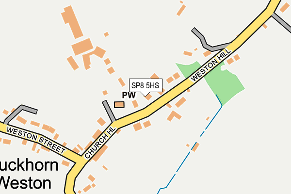 SP8 5HS map - OS OpenMap – Local (Ordnance Survey)