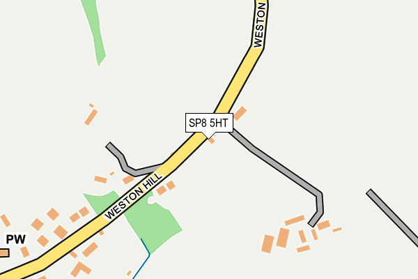 SP8 5HT map - OS OpenMap – Local (Ordnance Survey)