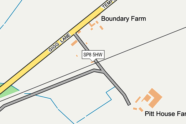 SP8 5HW map - OS OpenMap – Local (Ordnance Survey)