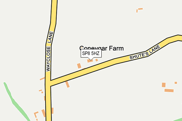 SP8 5HZ map - OS OpenMap – Local (Ordnance Survey)