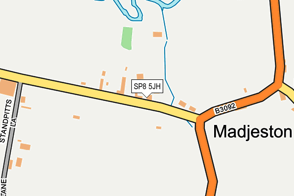 SP8 5JH map - OS OpenMap – Local (Ordnance Survey)