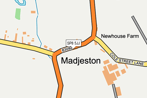 SP8 5JJ map - OS OpenMap – Local (Ordnance Survey)