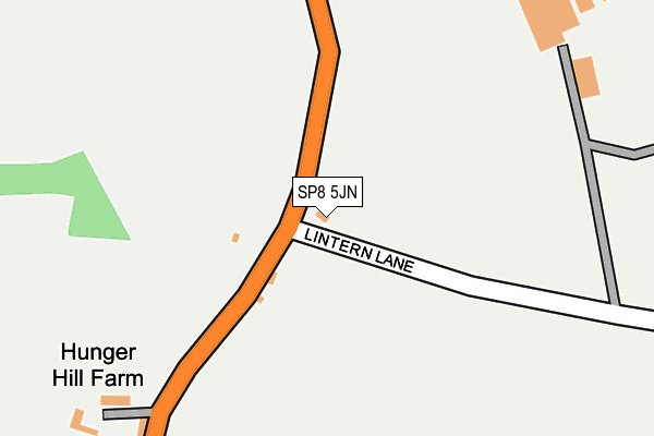 SP8 5JN map - OS OpenMap – Local (Ordnance Survey)