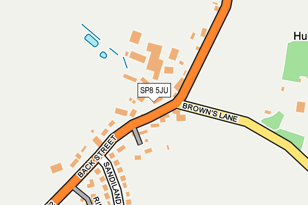 SP8 5JU map - OS OpenMap – Local (Ordnance Survey)