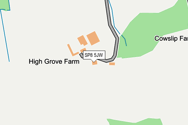 SP8 5JW map - OS OpenMap – Local (Ordnance Survey)