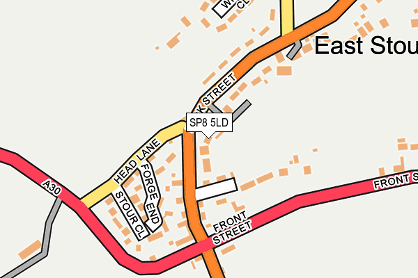 SP8 5LD map - OS OpenMap – Local (Ordnance Survey)