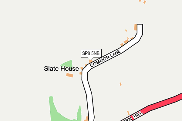 SP8 5NB map - OS OpenMap – Local (Ordnance Survey)