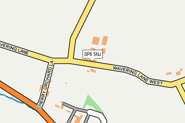 SP8 5NJ map - OS OpenMap – Local (Ordnance Survey)
