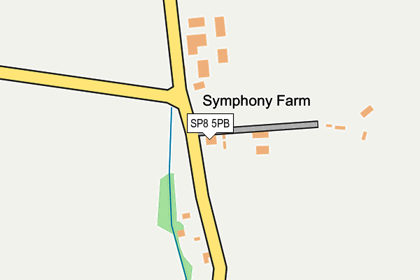 SP8 5PB map - OS OpenMap – Local (Ordnance Survey)