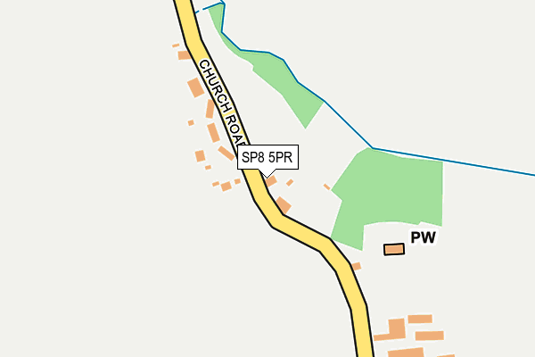 SP8 5PR map - OS OpenMap – Local (Ordnance Survey)