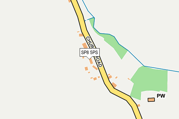 SP8 5PS map - OS OpenMap – Local (Ordnance Survey)