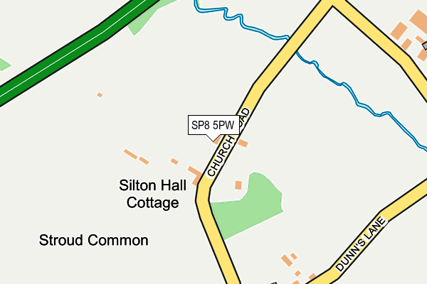 SP8 5PW map - OS OpenMap – Local (Ordnance Survey)