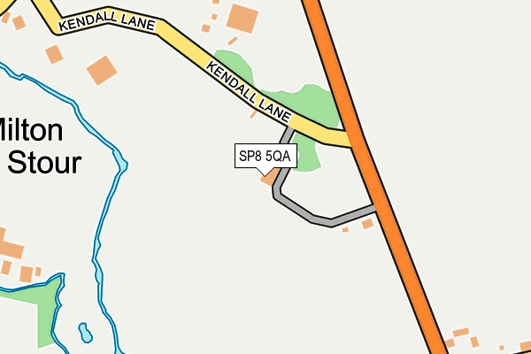 SP8 5QA map - OS OpenMap – Local (Ordnance Survey)