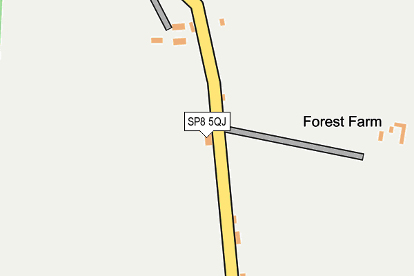 SP8 5QJ map - OS OpenMap – Local (Ordnance Survey)