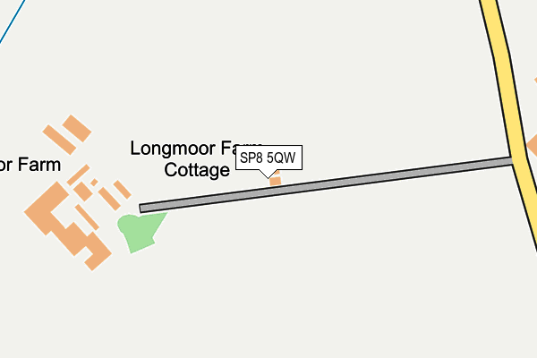 SP8 5QW map - OS OpenMap – Local (Ordnance Survey)