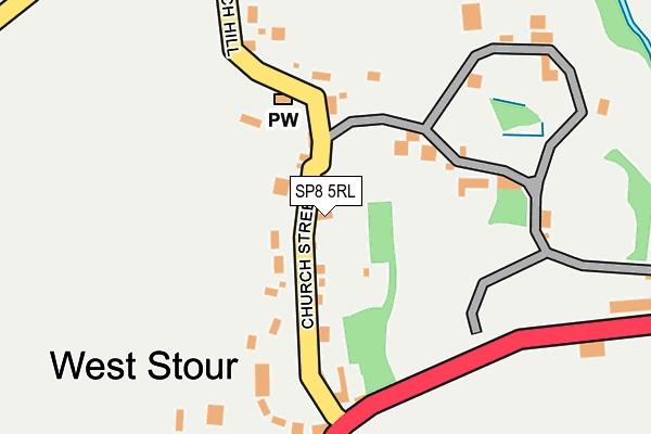 SP8 5RL map - OS OpenMap – Local (Ordnance Survey)