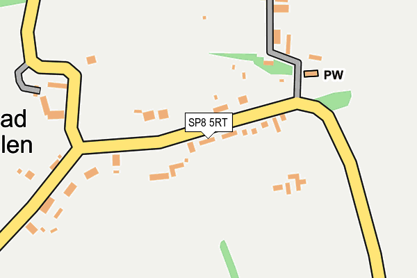 SP8 5RT map - OS OpenMap – Local (Ordnance Survey)