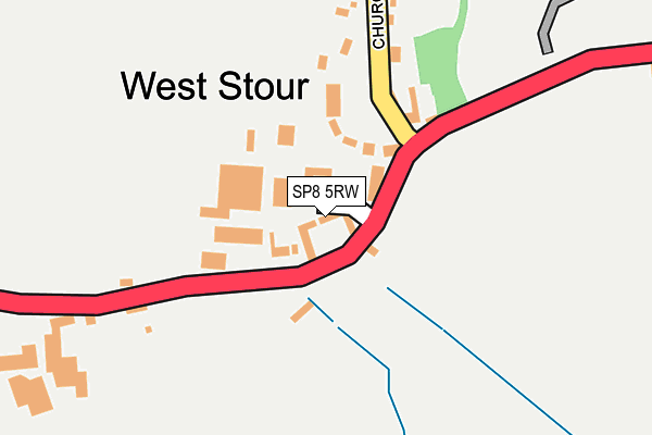 SP8 5RW map - OS OpenMap – Local (Ordnance Survey)