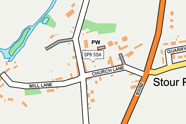 SP8 5SA map - OS OpenMap – Local (Ordnance Survey)