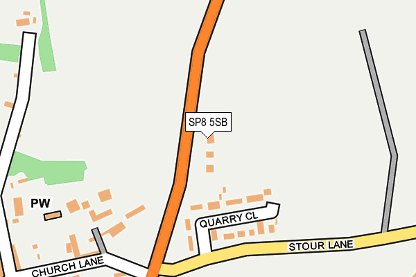 SP8 5SB map - OS OpenMap – Local (Ordnance Survey)