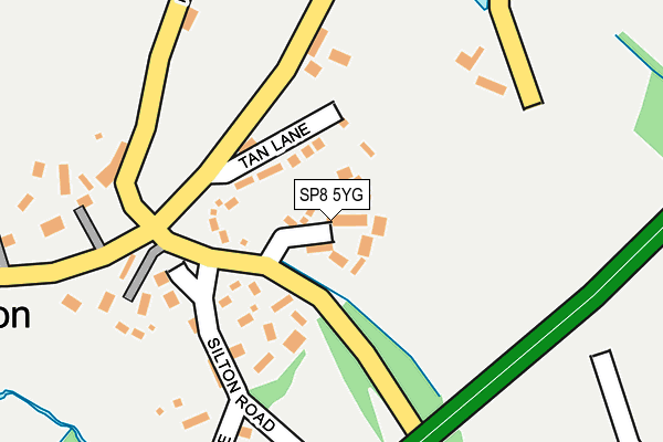 SP8 5YG map - OS OpenMap – Local (Ordnance Survey)