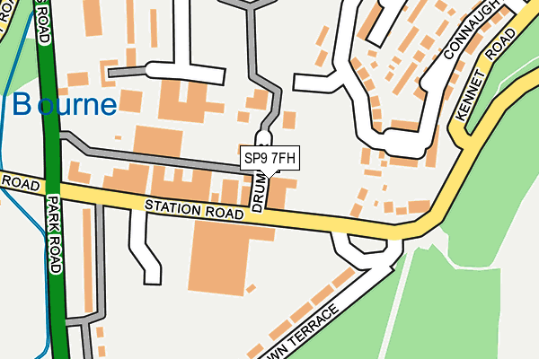 SP9 7FH map - OS OpenMap – Local (Ordnance Survey)