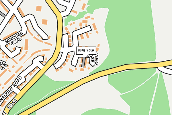 SP9 7GB map - OS OpenMap – Local (Ordnance Survey)