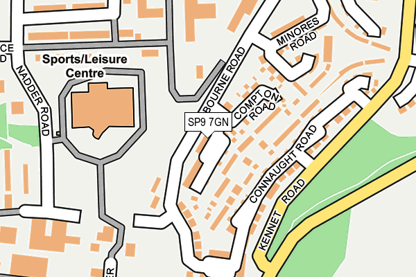 SP9 7GN map - OS OpenMap – Local (Ordnance Survey)