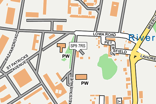 SP9 7RS map - OS OpenMap – Local (Ordnance Survey)