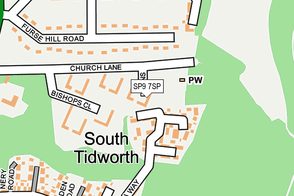 SP9 7SP map - OS OpenMap – Local (Ordnance Survey)