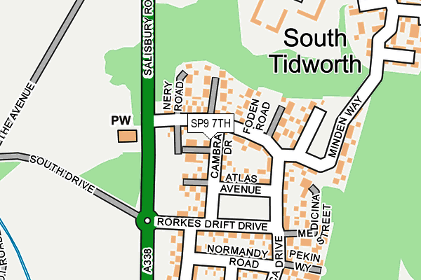 SP9 7TH map - OS OpenMap – Local (Ordnance Survey)