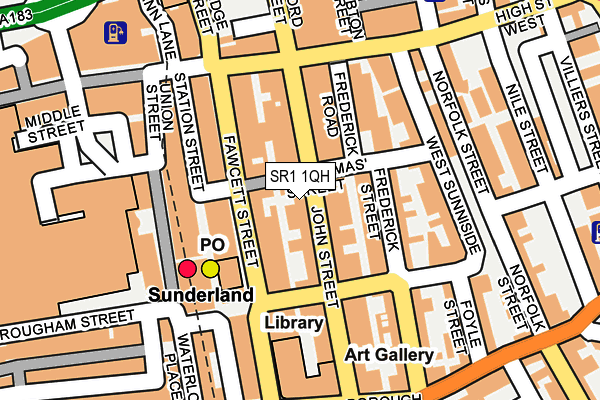 Map of HARDINGS SOLICITORS LIMITED at local scale