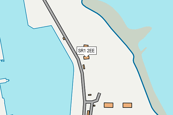 SR1 2EE map - OS OpenMap – Local (Ordnance Survey)