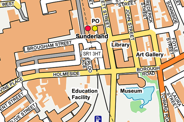 SR1 3HT map - OS OpenMap – Local (Ordnance Survey)