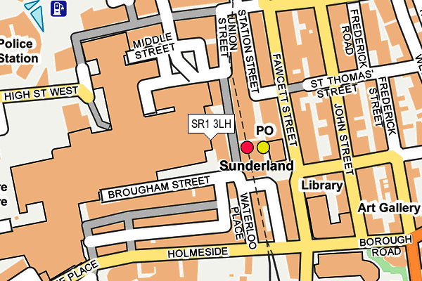 SR1 3LH map - OS OpenMap – Local (Ordnance Survey)